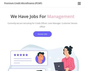 Premiumcreditmicrofinance.com(Premium Credit Microfinance) Screenshot