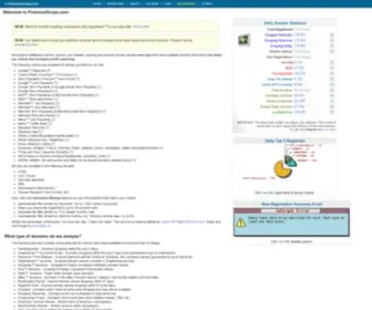 Premiumdrops.com(Expiring domains) Screenshot