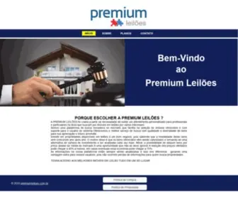 Premiumleiloes.com.br(Comunicado) Screenshot