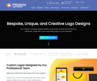 Premiumlogodesigns.com(Logo Design service by expert designers at Premium Logo Designs based in USA) Screenshot