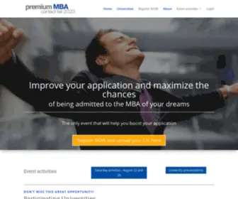 Premiummbacontact.com(HomePremium MBA Contact Fair 2021) Screenshot