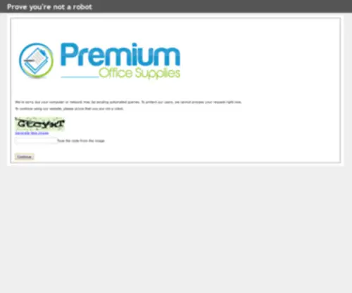 Premiumofficesupplies.com(Premium Office Supplies) Screenshot