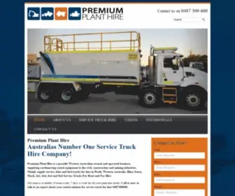 Premiumplant.com.au(Service Truck For Hire Perth) Screenshot