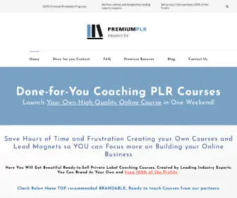 Premiumplrproducts.com(High Quality Premium PLR Ebooks & Courses 5) Screenshot