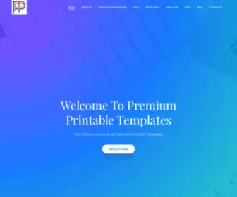 Premiumprintabletemplates.com(Premium Printable Templates) Screenshot