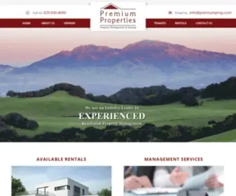 Premiumprop.com(Premium Properties rentals and property management) Screenshot