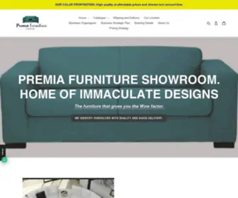 Premiums-Furniture.com(Premia Furniture) Screenshot