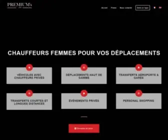 Premiumscar.com(Chauffeurs femmes en france et) Screenshot