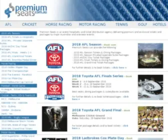 Premiumseats.com.au(Premium seats) Screenshot