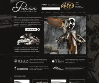 Premiumshotguns.com(Able's Sporting) Screenshot