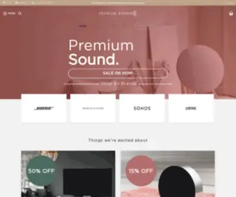 Premiumsound.com.au(Premium Sound) Screenshot