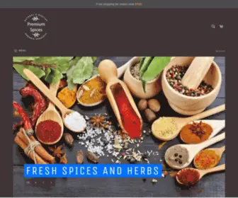 Premiumspices.co.nz(Premium Spices) Screenshot