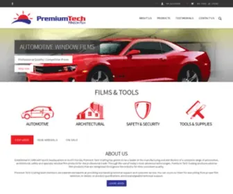 Premiumtech-Films.com(PremiumTech Window Films) Screenshot