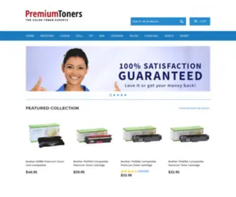Premiumtoners.com(Best Printer Cartridges And Toner) Screenshot