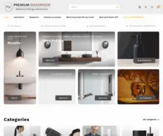 Premiumwashroom.com(Discover the Best Hand Dryers at Premium Washroom) Screenshot