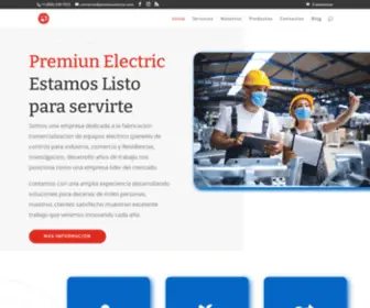 Premiunelectric.com(Premium Electric) Screenshot