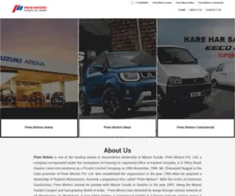 Premmotors.com Screenshot