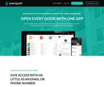 Prempoint.com(Smart Keyless Entry for Apartment Complexes) Screenshot