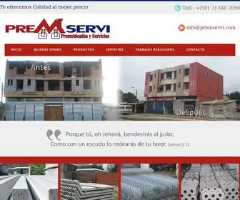 Premservi.com(Premservi SRL) Screenshot