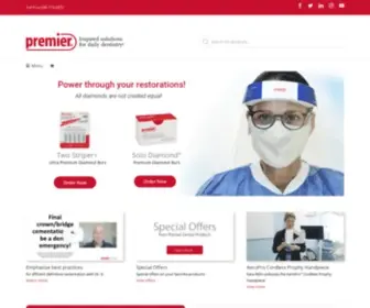 Premusa.com(Premier Dental) Screenshot