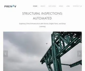 Prenav.com(Drones and Deep Learning for Critical Infrastructure Inspection) Screenshot