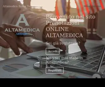 Prenotazionialtamedica.it(Prenotazionialtamedica) Screenshot