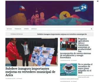 Prensa24.cl(Prensa 24) Screenshot