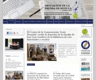 Prensahuelva.es(Asociación de la Prensa de Huelva) Screenshot