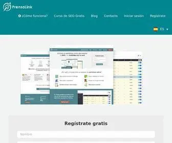 Prensalink.com(Enlaces en periódicos online y blogs) Screenshot