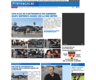 Prensalocal.cl(Prensa Local) Screenshot