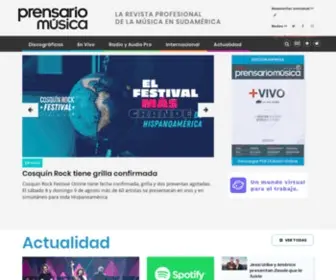 Prensariomusica.com(Música) Screenshot