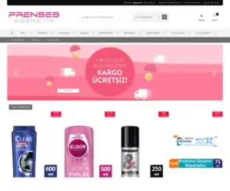 Prenseskozmetik.com(Prenses Kozmetik) Screenshot