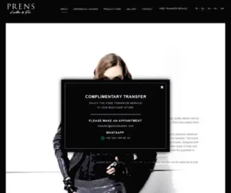 Prensleather.com(Prens Leather) Screenshot