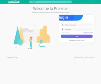 Prenster.com(Social network) Screenshot