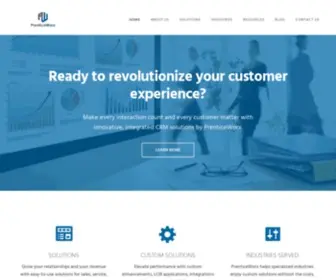 Prenticeworx.com(Microsoft Dynamics Partner) Screenshot