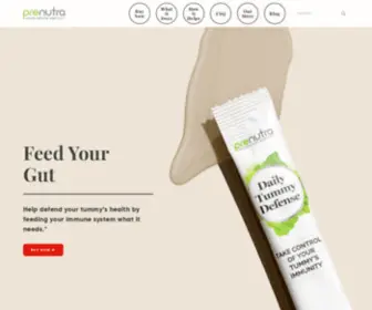 Prenutra.com(Feeding the Immune System) Screenshot