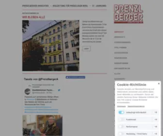 Prenzlberger-Ansichten.de(Kiezzeitung Prenzlberger Ansichten) Screenshot