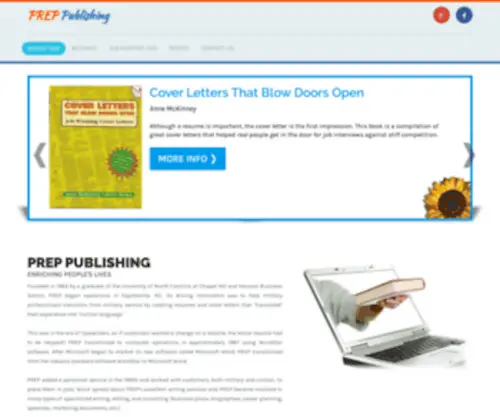 Prep-PUB.com(PREP Resumes and PREP Publishing) Screenshot