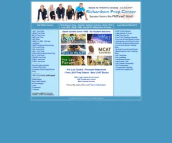 Prep.com(Richardson LSAT GMAT GRE MCAT Test Prep Courses Preparation Review Tutoring Center) Screenshot