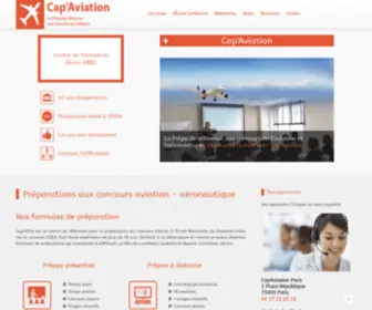 Prepa-Aviation.fr(Préparation annuelle et stage intensif aux concours aéro) Screenshot