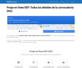 Prepaenlineasep.online(Registrado en DonDominio) Screenshot