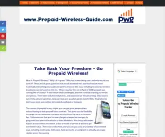 Prepaid-Wireless-Guide.com(Take Back Your Freedom) Screenshot