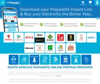 Prepaid24.com Screenshot