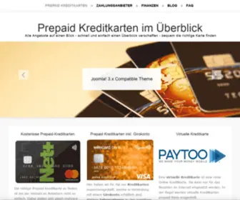 Prepaidkreditkarten-Anbieter.com(Prepaidkreditkarten Anbieter) Screenshot
