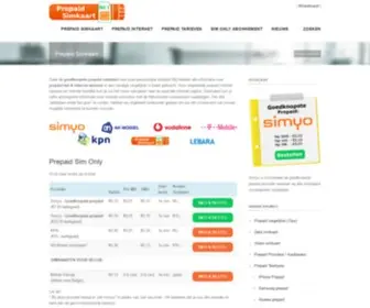Prepaidsimkaart.net(Prepaid Simkaart) Screenshot