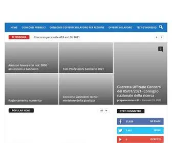 Preparaconcorsi.it(Concorsi pubblici) Screenshot