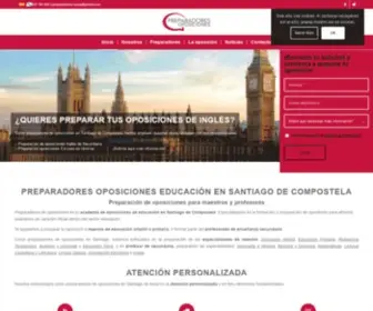 Preparadoresoposiciones.com(▷ Preparador Oposiciones Educación en Santiago) Screenshot