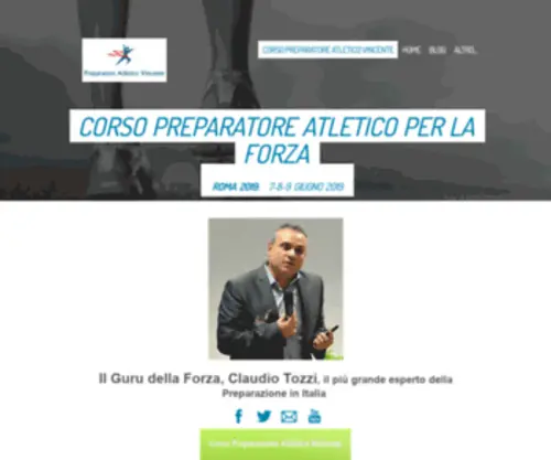 Preparatoreatleticovincente.com(Preparatore Atletico Vincente) Screenshot