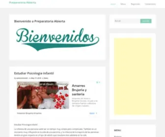 Preparatoriaabierta.com.mx(Preparatoria Abierta) Screenshot