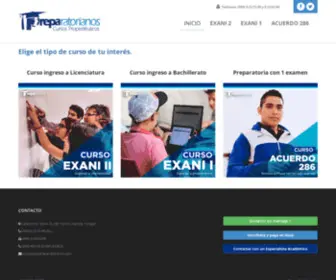 Preparatorianos.com(Cursos) Screenshot